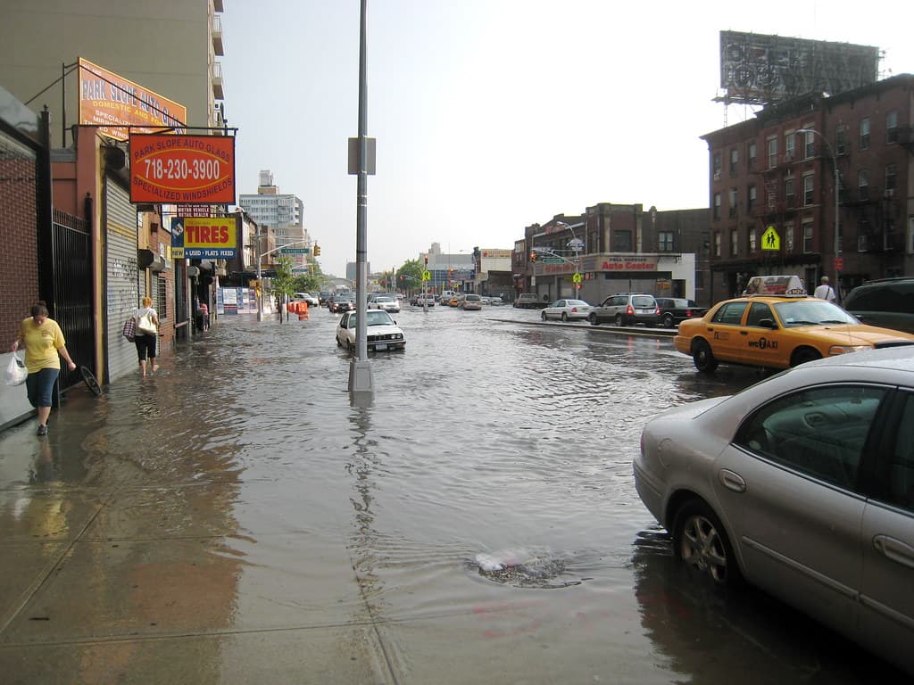 When it rains in NYC, don’t wade through flooded streets (it’s really gross)