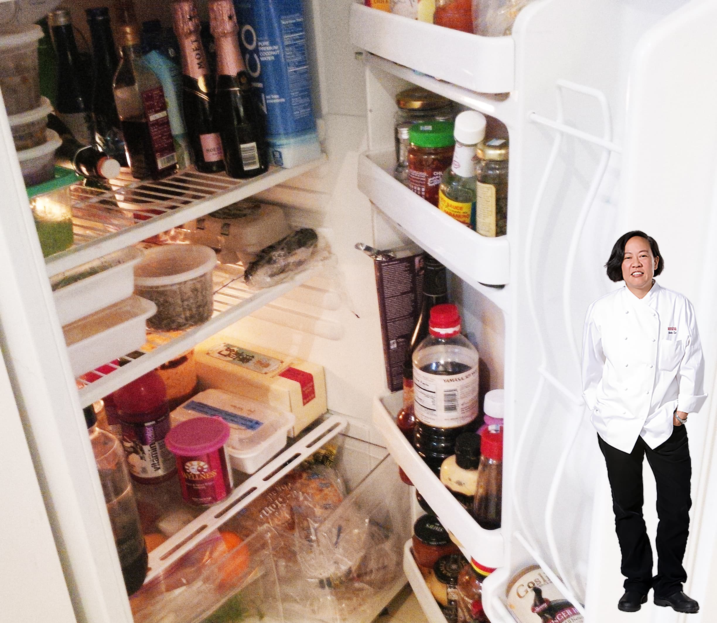 What's In My Fridge: Decades-old goose fat and Pepto Bismol for Top Chef Anita Lo  