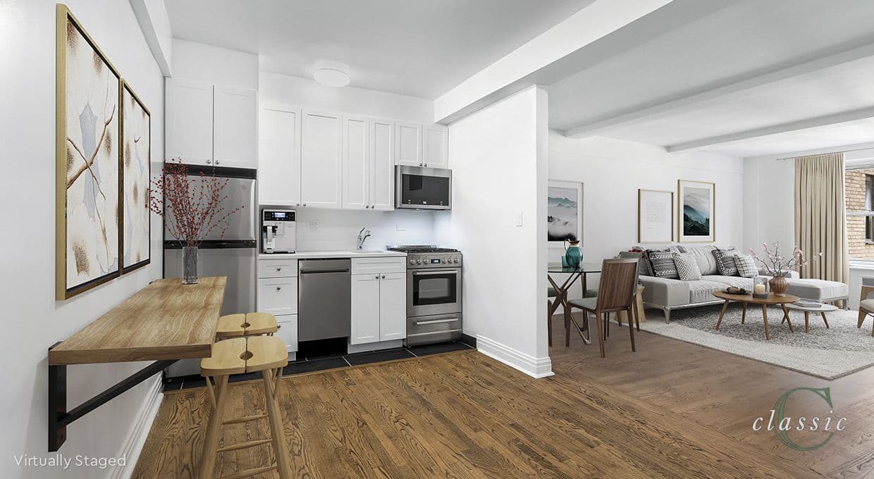 A renovated one bedroom in Manhattan's Beekman neighborhood for $675,000, no board approval required