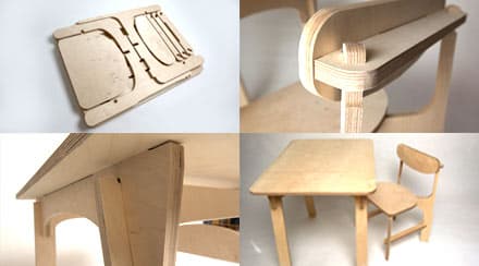 A desk-and-chair set fit for the third world... and New York City