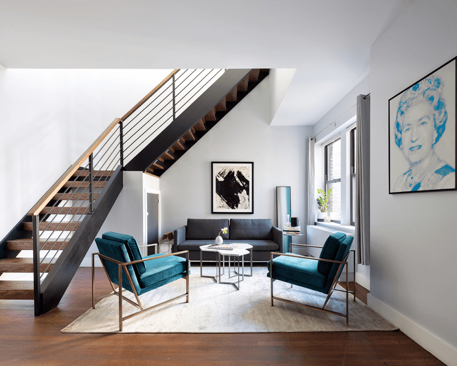 This Chelsea rental has two floors—AND its own roof deck