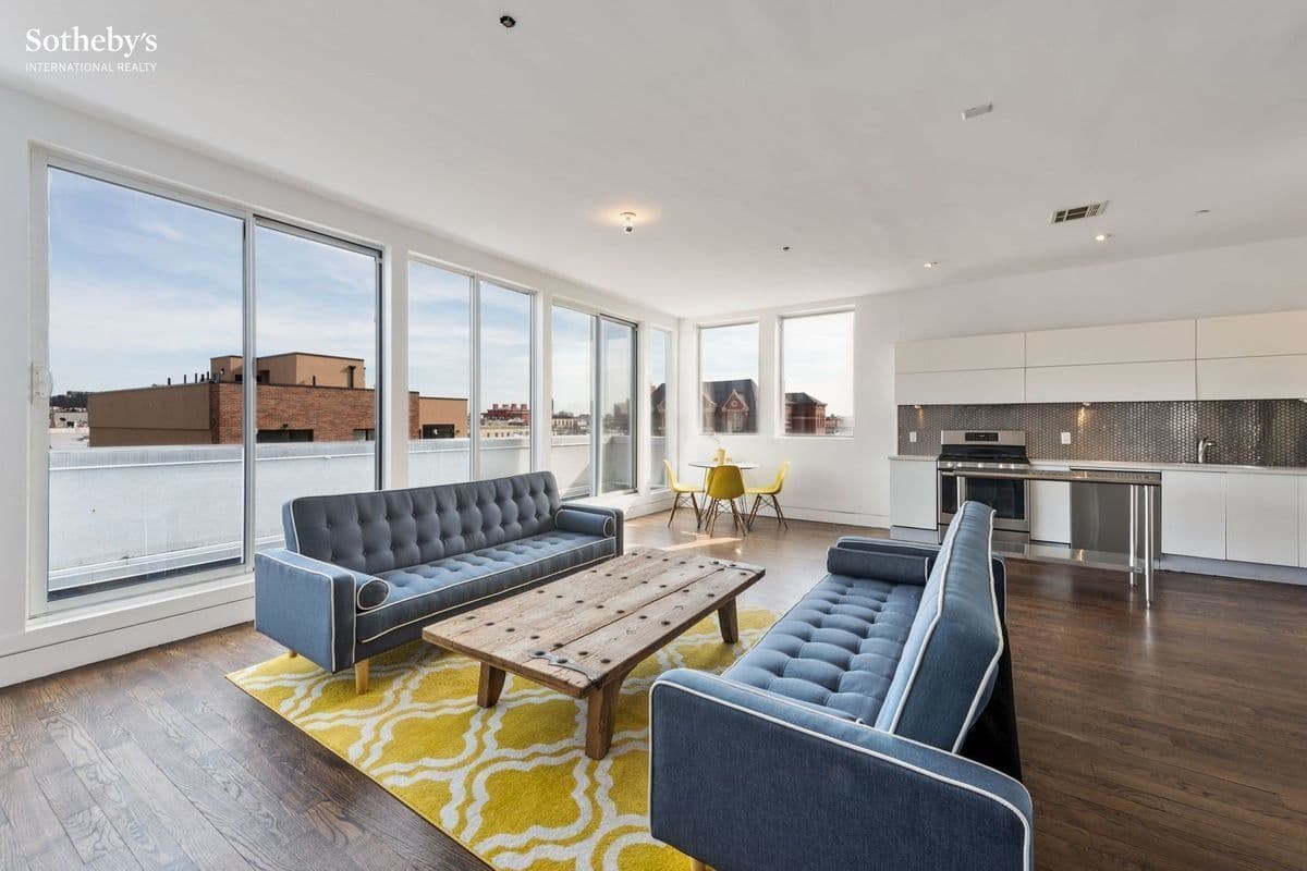 A three-bedroom Bushwick penthouse with a roof deck and tax abatement for $1,095,000