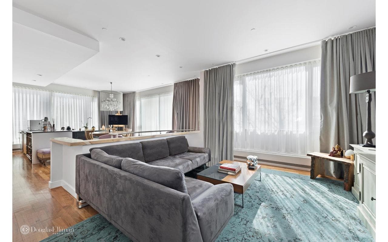 A three-bedroom duplex in Williamsburg with private parking, for $1,850,000