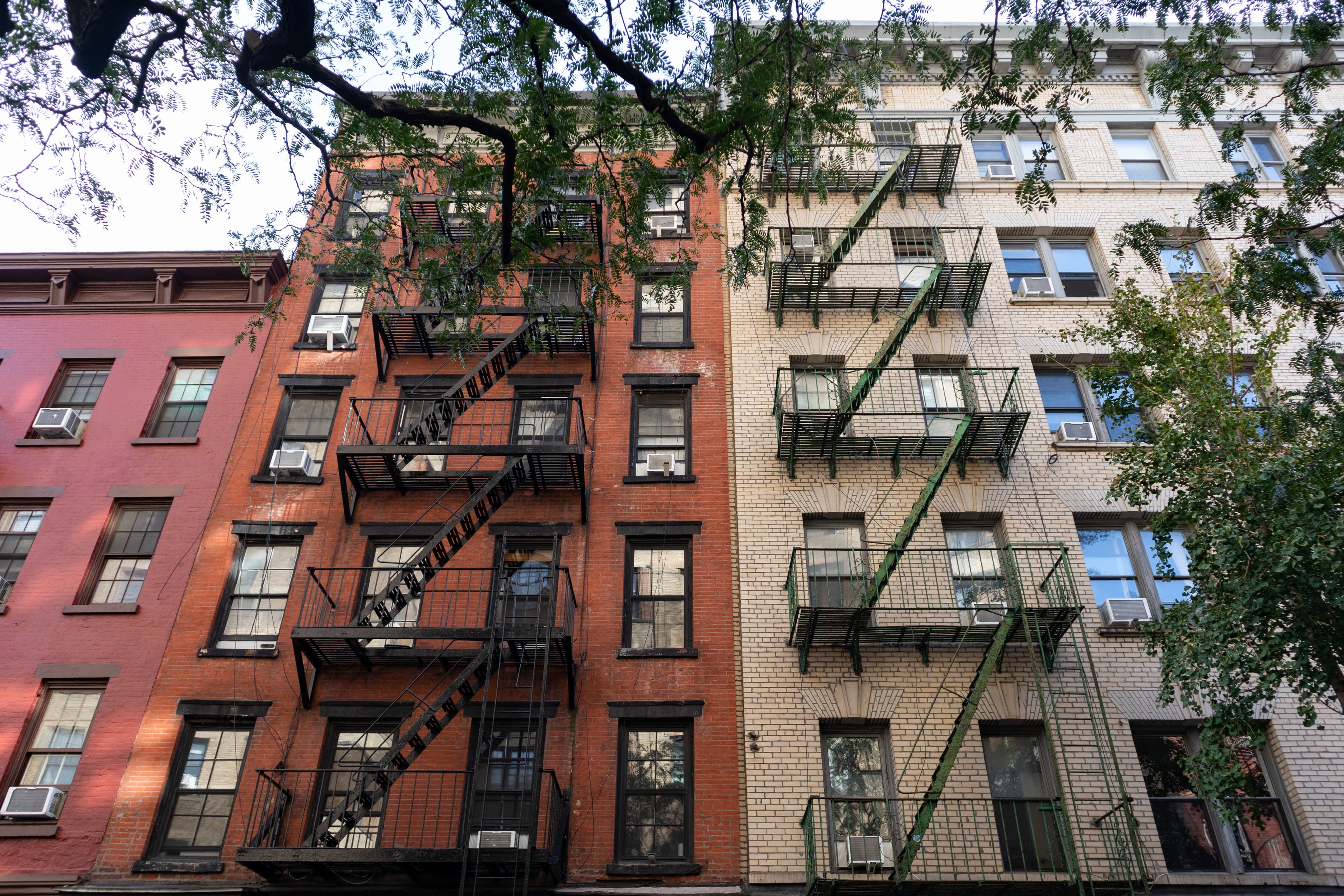 image of New York City apartment buildings