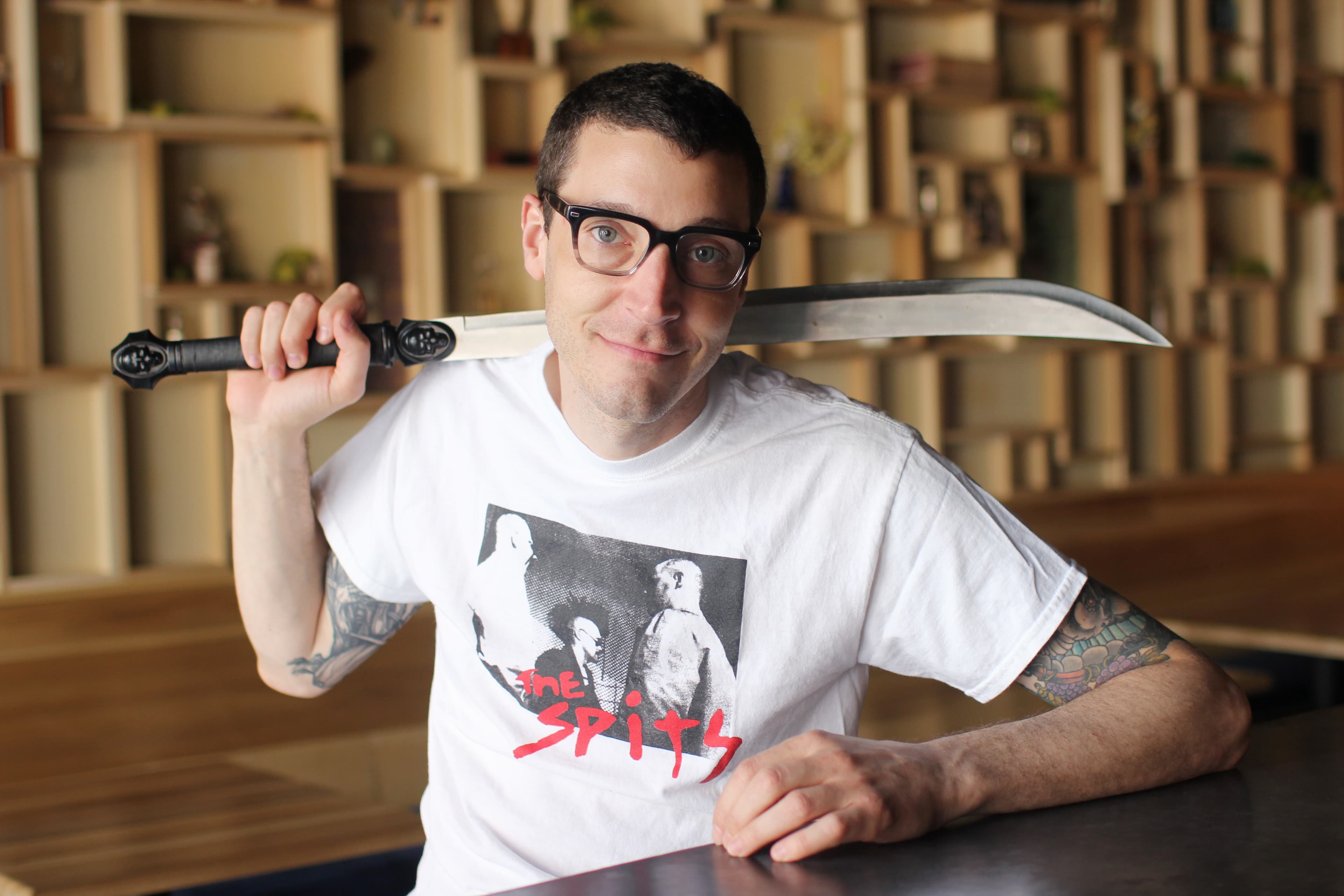 Pearl & Ash sommelier Patrick Cappiello on home decorating with a Champagne saber 