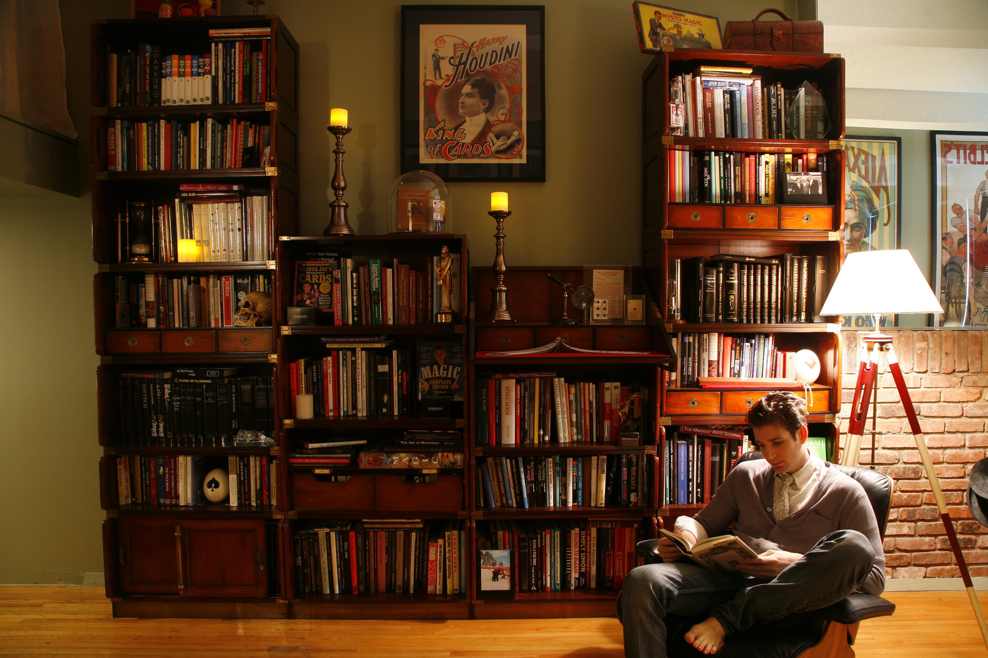 If only magician Joshua Jay could conjure up more space in his Chelsea studio 