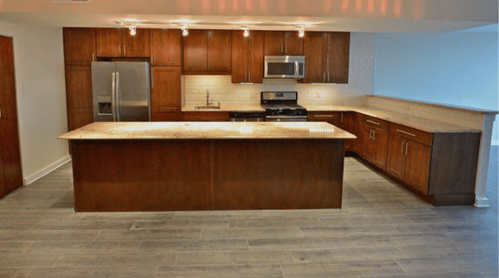 This Staten Island luxury apartment comes with a big island of its own