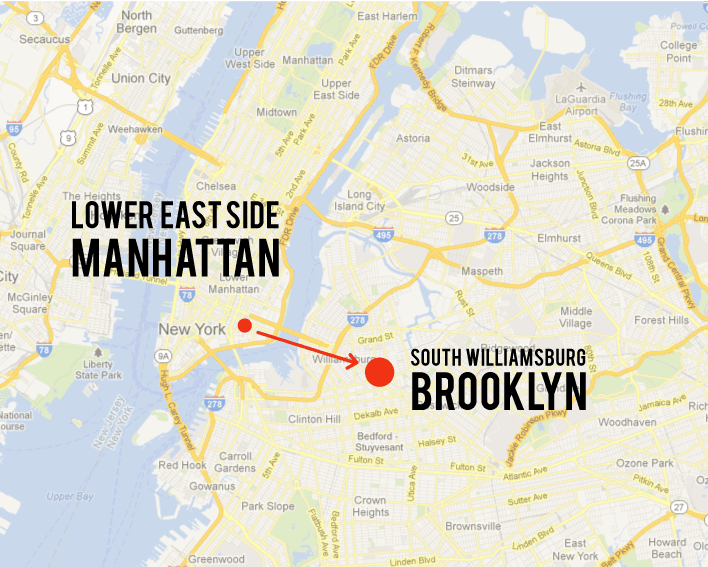 Lower East Side to Williamsburg: Add the (soon-to-open) Whole Foods, and this neighborhood will be perfection