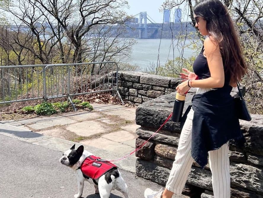 Laura and her dog Jack