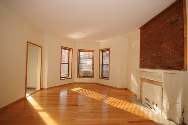 This $1,795 Bed-Stuy one-bedroom's got character, but it's not in the most scenic area