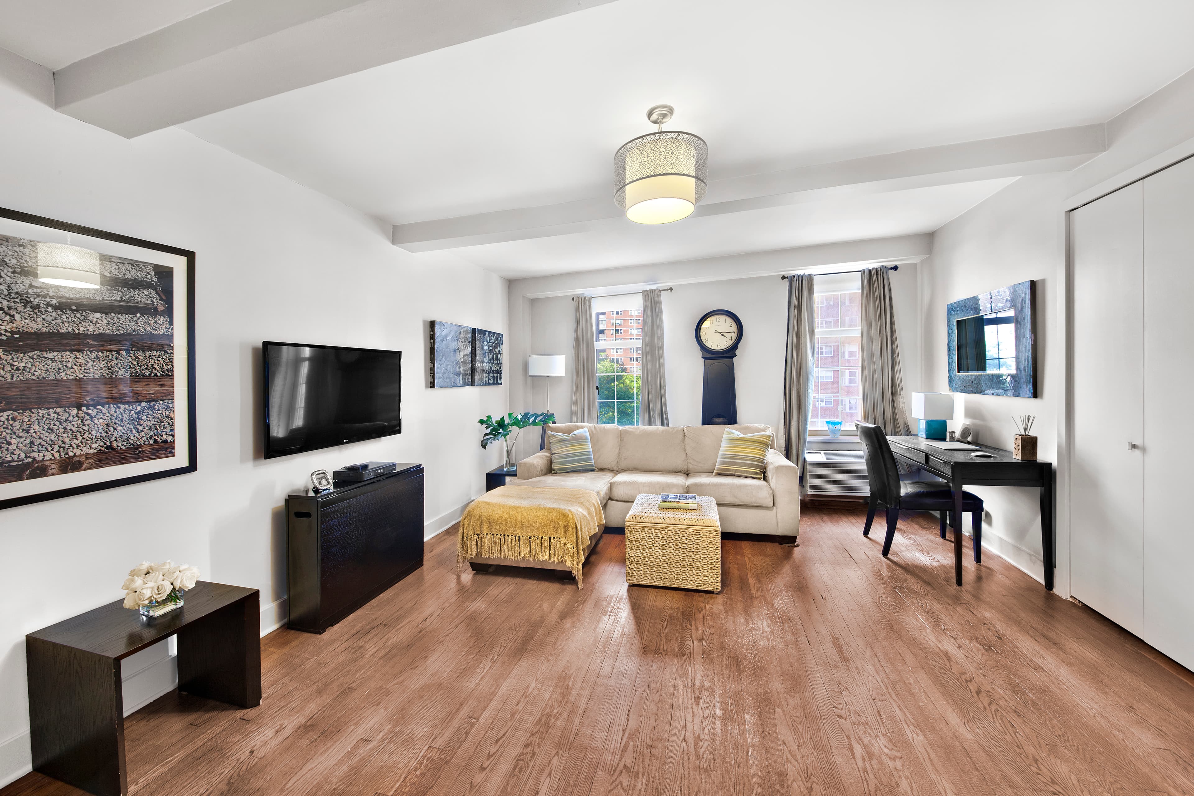 This studio is your chance to live in London Terrace (if you're okay with a Murphy Bed)