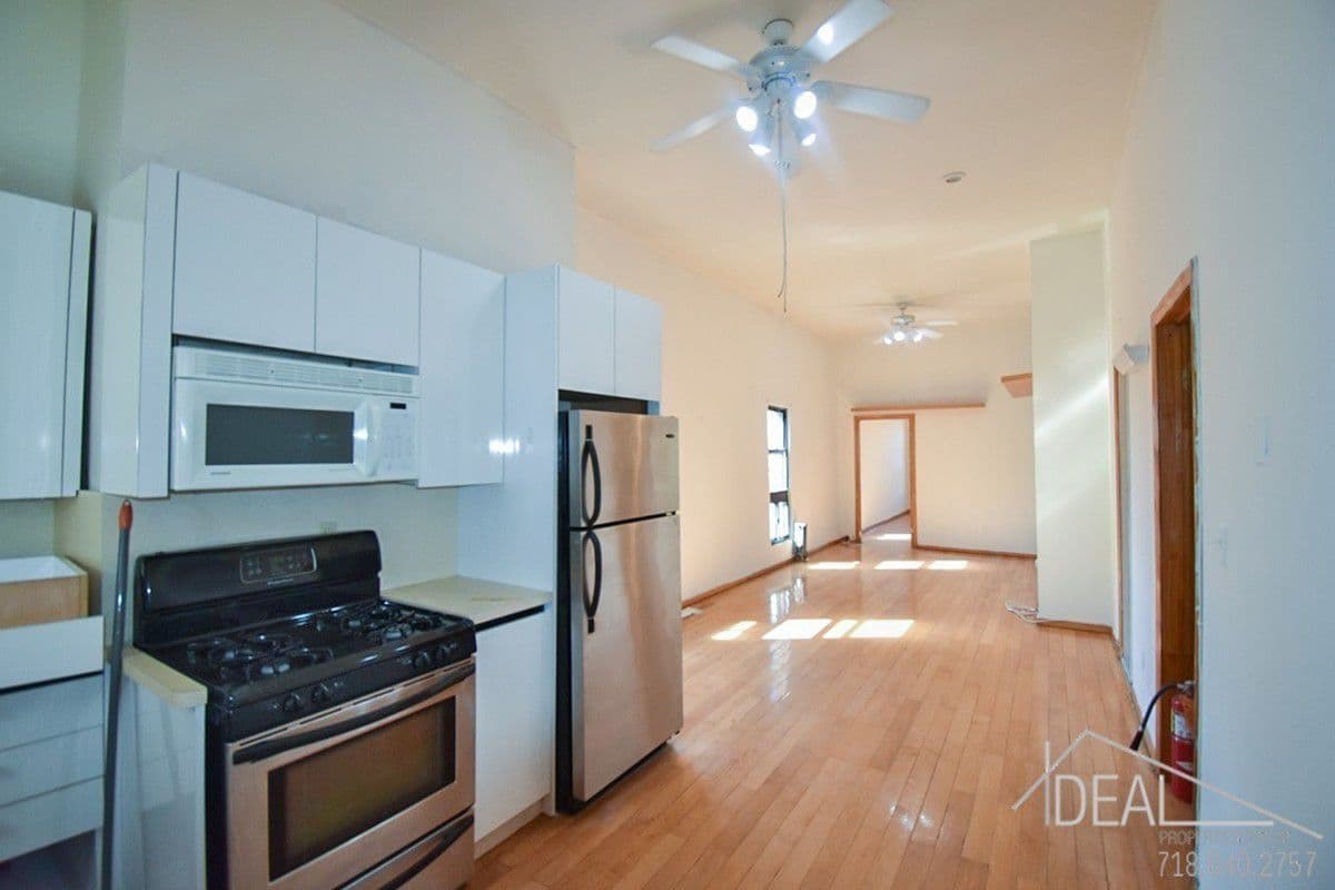 Would you rent this three bedroom a block from Green-Wood Cemetery, for $3,100?