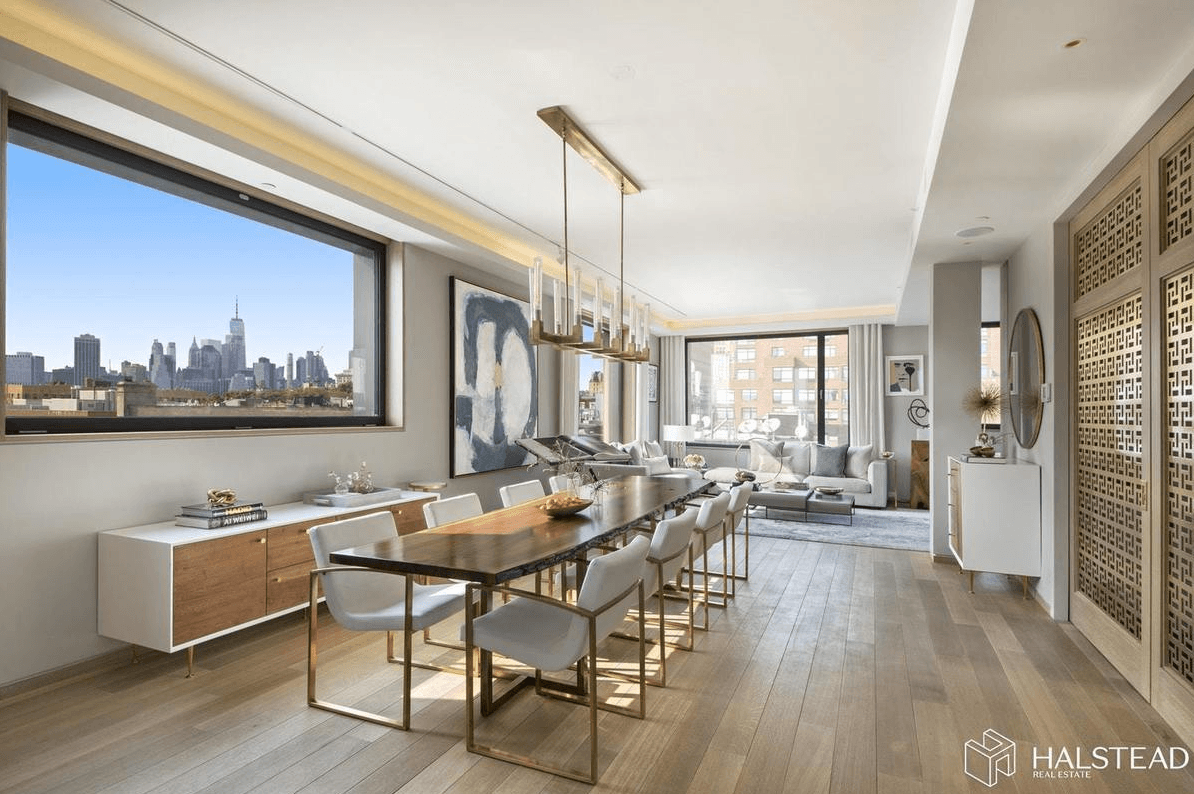 A Cobble Hill penthouse with three terraces and Manhattan skyline views, for $5,995,000