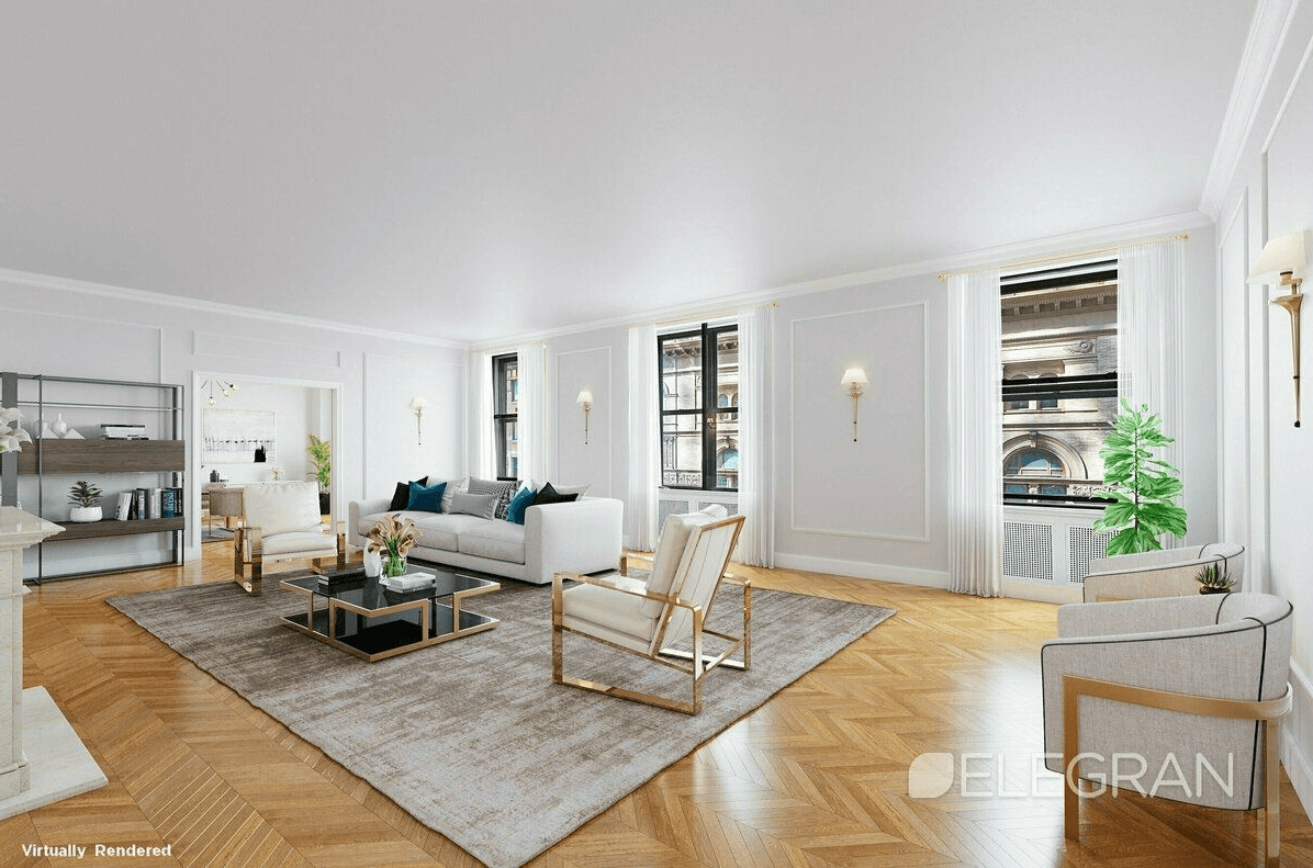 A prewar condo amid the new towers of Billionaires' Row, for $3,650,000