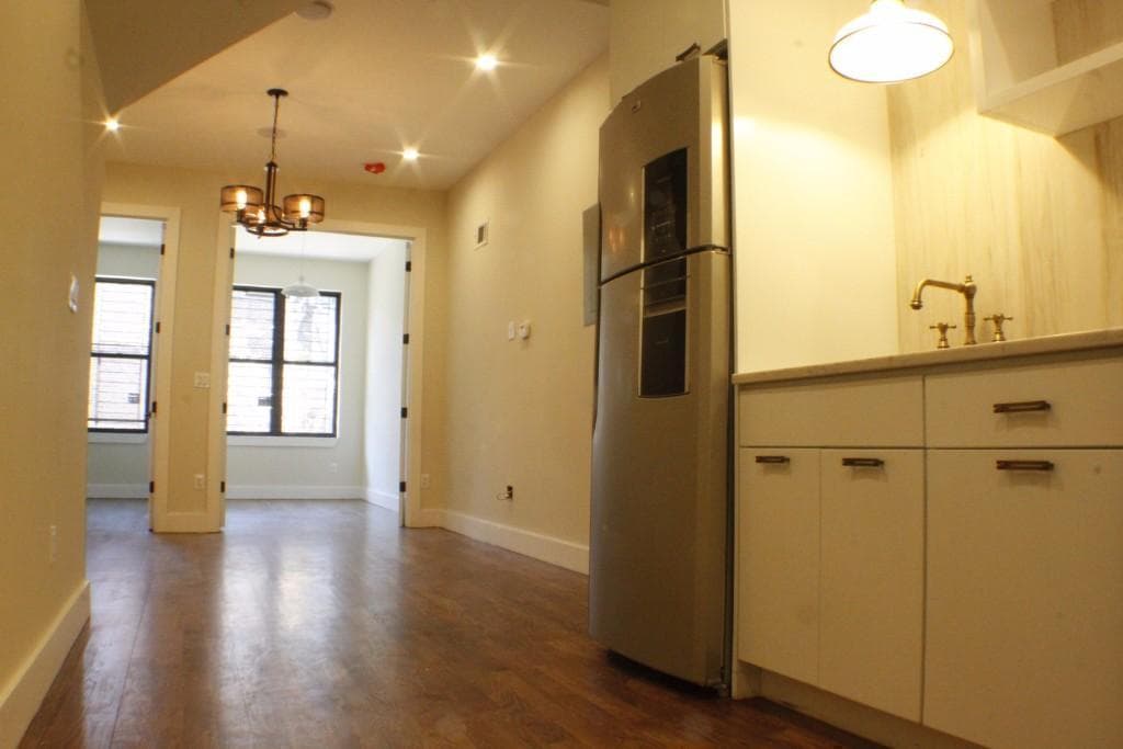 This Bushwick three-bedroom has outdoor space and new finishes, but we're not sold on it. Here's why