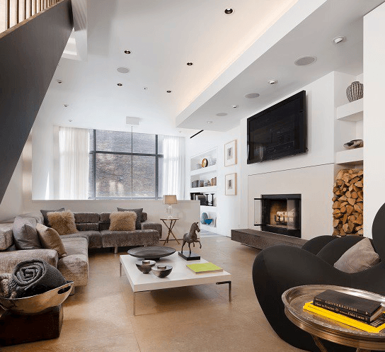 Got modern tastes and a brownstone budget? Check out this Manhattan Valley house