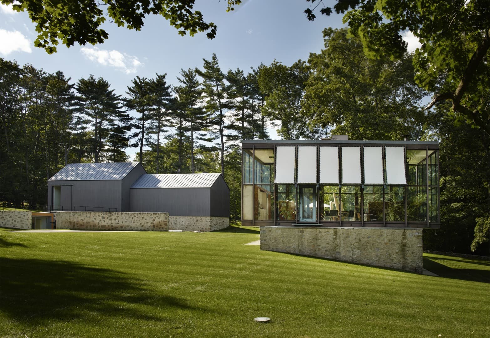 Want to impress your friends? Invite them over to your new house, with its own reconstructed barn art gallery