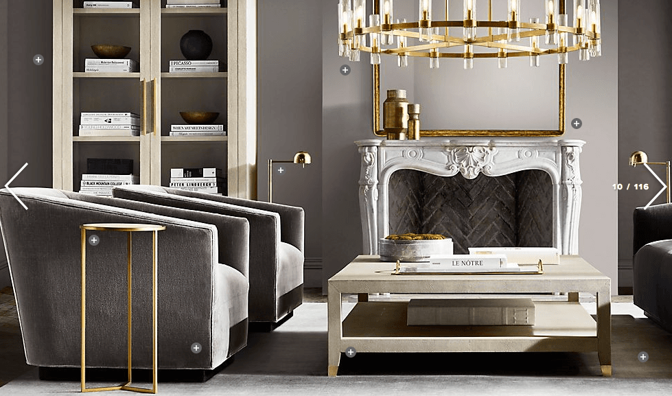 Here's the furniture you can buy at Restoration Hardware to fit a normal-sized NYC apartment 