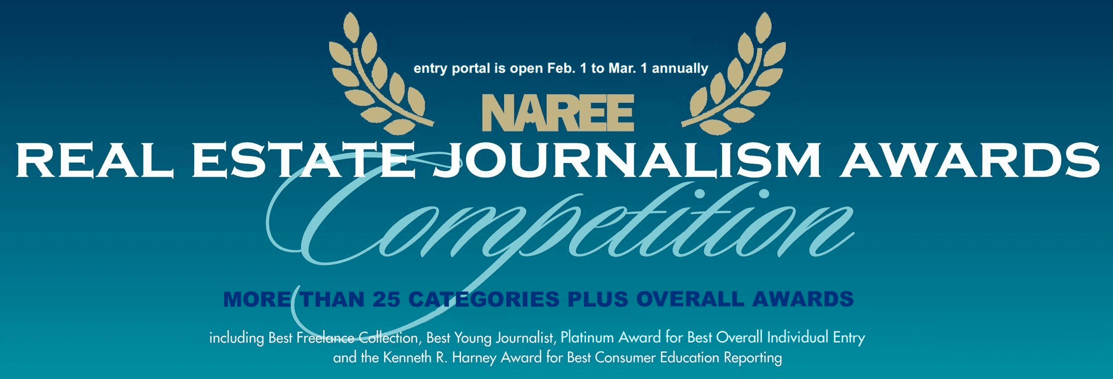 NAREE real estate journalism awards competition 2025