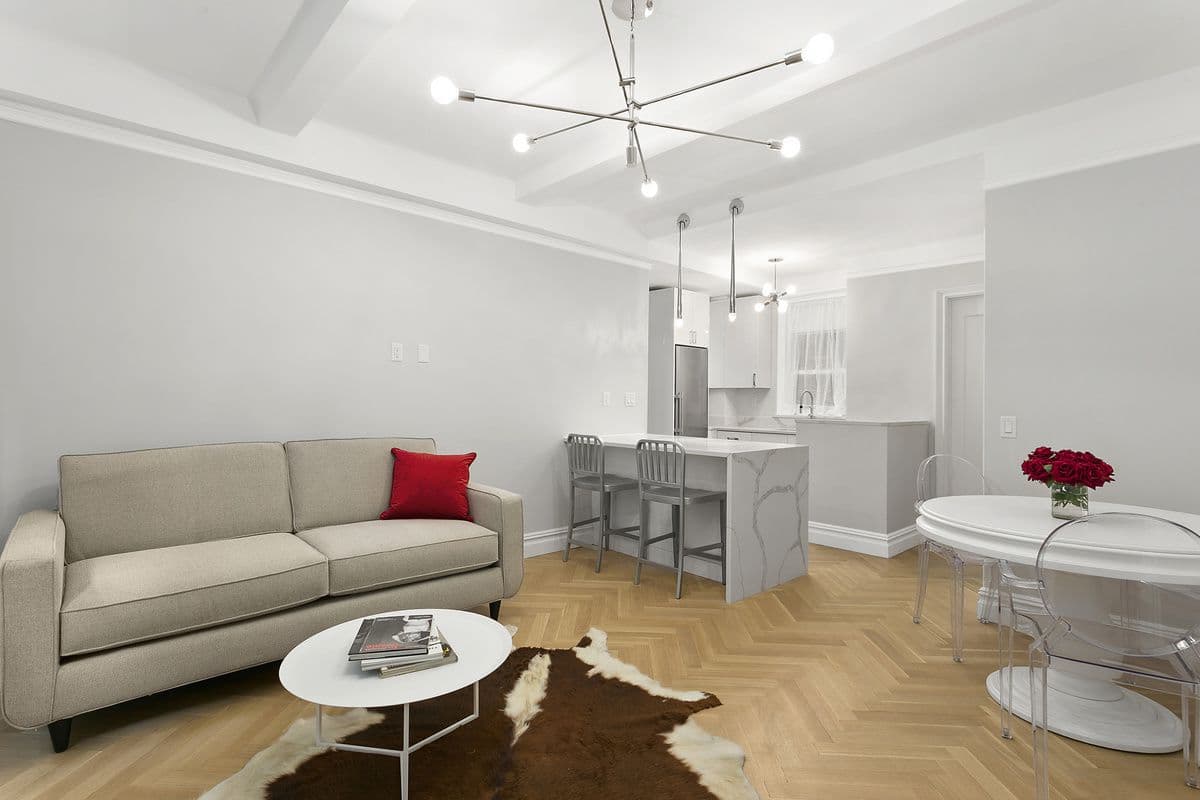 A UWS two bedroom on the ground-floor for $995,000, no board approval required