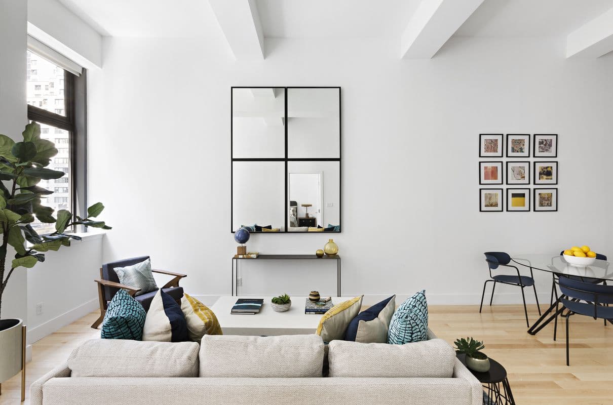 A renovated Turtle Bay one bedroom for $1,095,000, with a home office, no board approval required