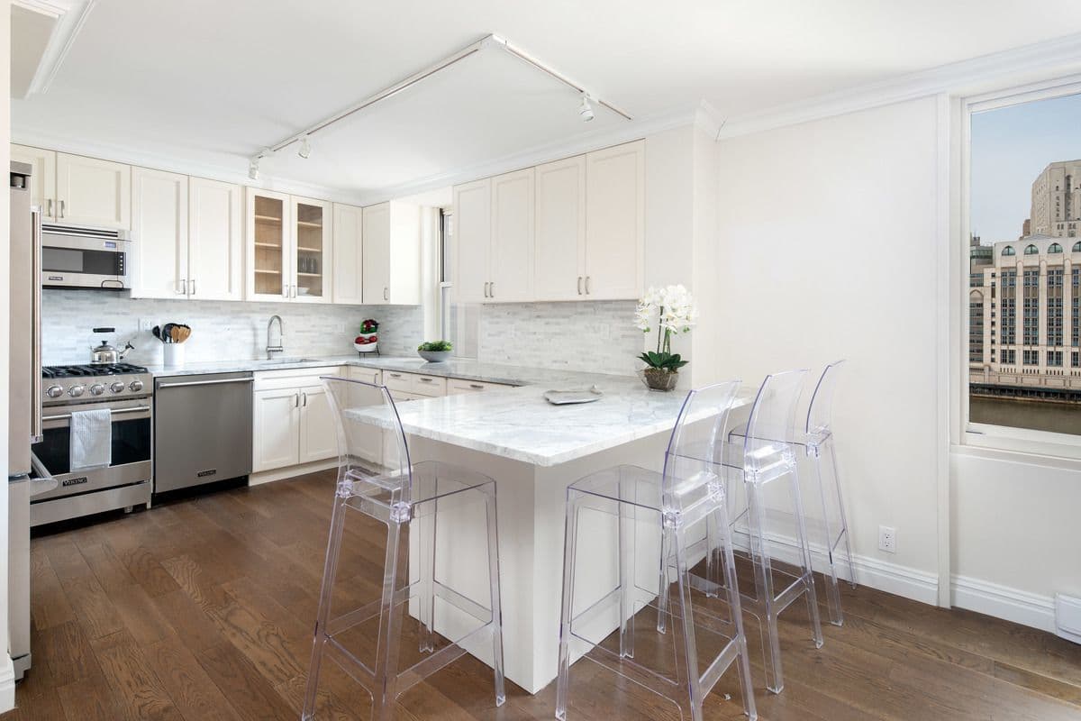 A Roosevelt Island three-bedroom duplex for $1,199,000, no board approval required