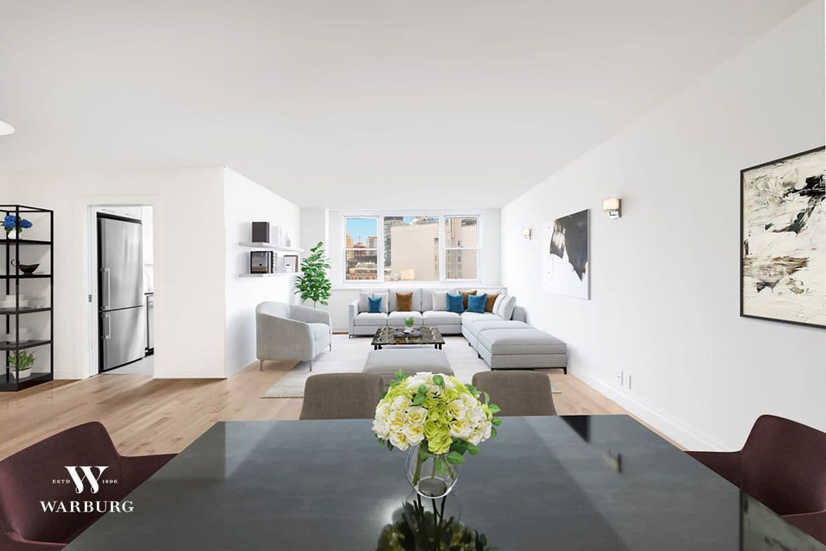 A spacious one bedroom in the West Village for $1,595,000, no board approval required