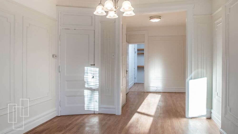 A Park Slope two-bedroom railroad apartment for $789,000, no board approval required