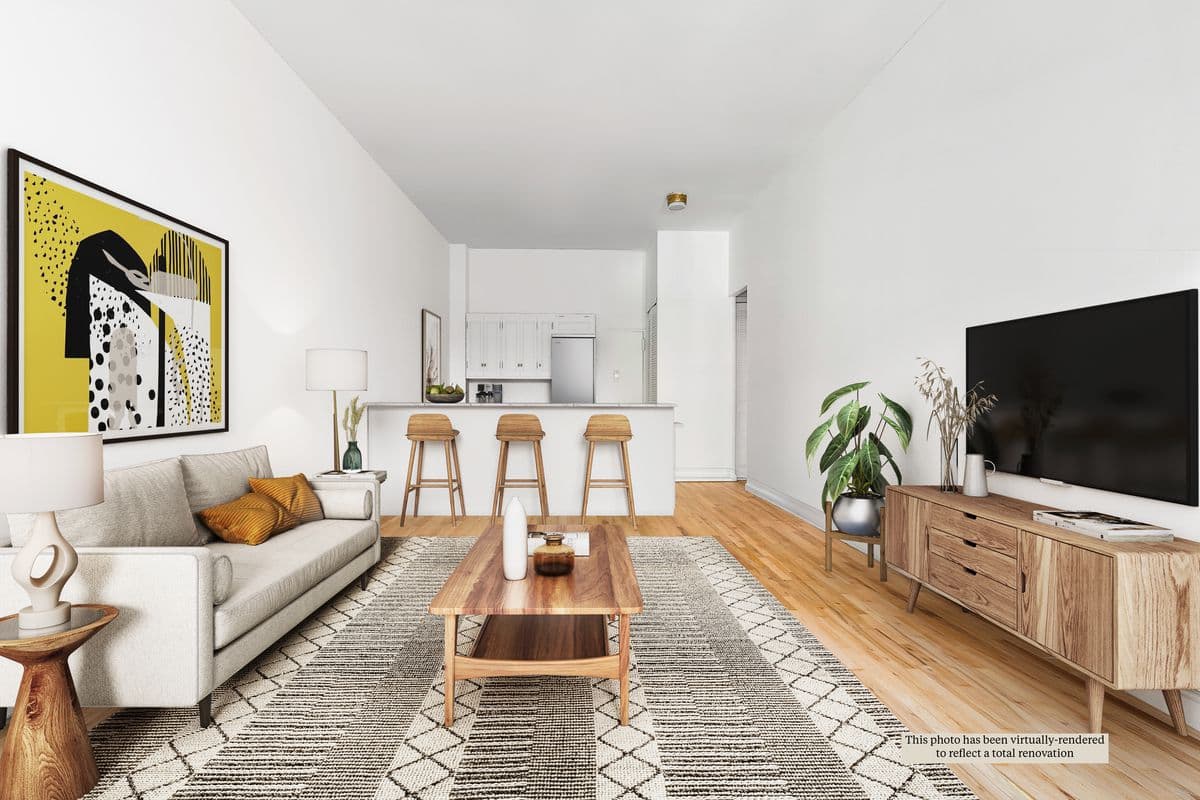 A one bedroom in the West Village in need of an upgrade for $1,100,000, no board approval required