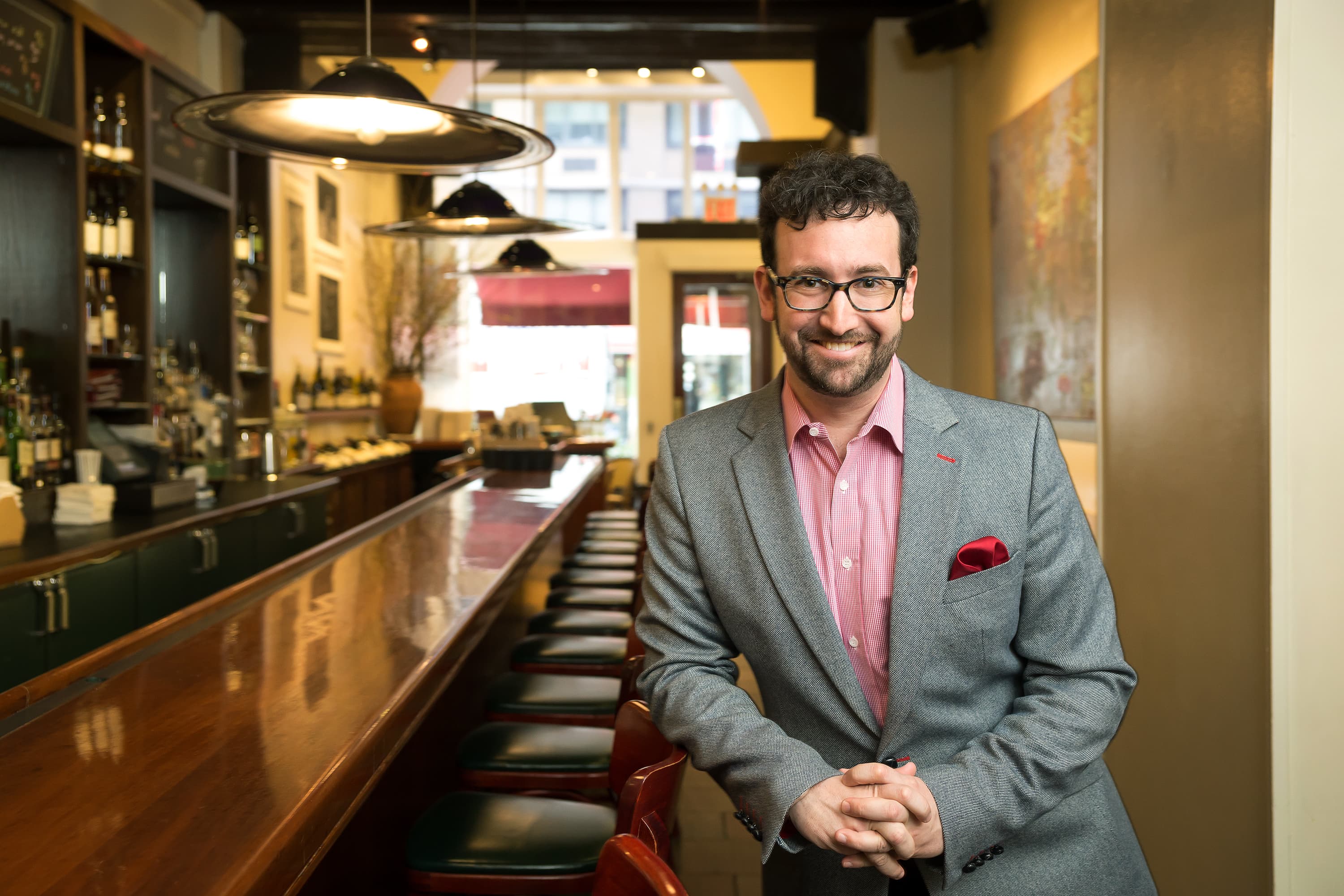 Union Square Cafe's Sam Lipp lives within walking distance of work, loves his neighborhood's gardens and dreams of a brownstone