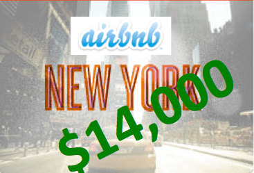 I made $14K on AirBnB.com at $99/night