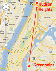 Transitions: From Greenpoint, Brooklyn to Hudson Heights