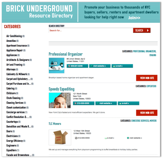Join BrickUnderground's Resource Directory!