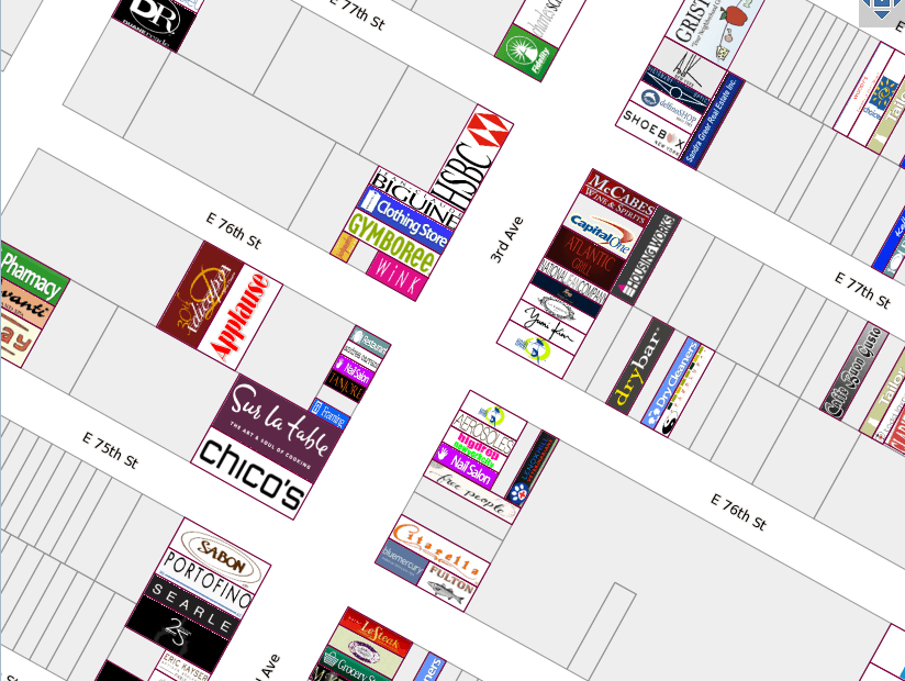 PropertyShark.com Map of the Month: See every groundfloor retail space in NYC--for your buying, renting and shopping convenience