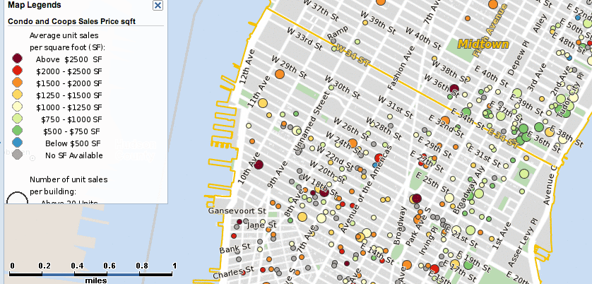 PropertyShark Map of the Month: Find Manhattan's best real estate deals