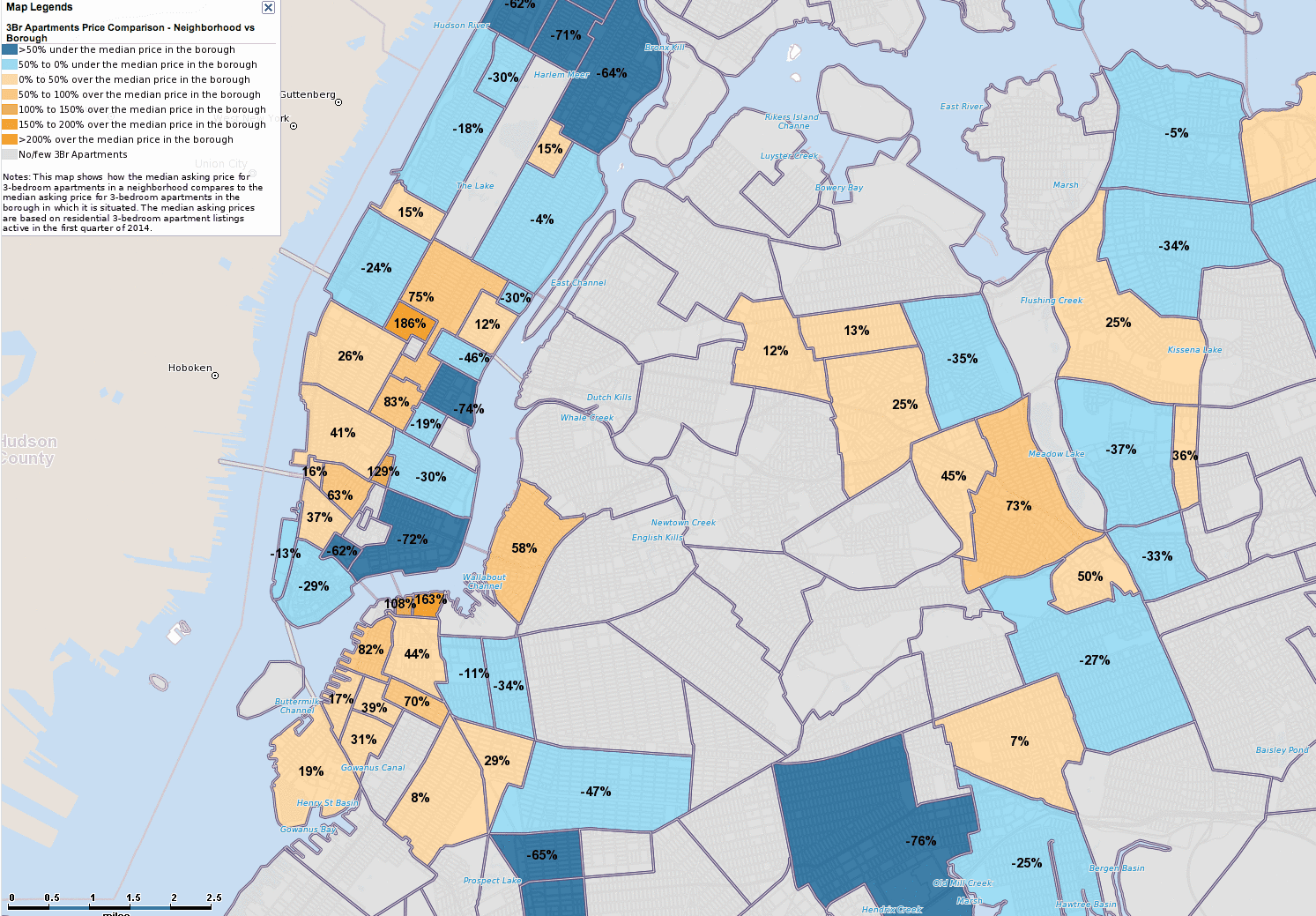 Find a (relatively) affordable three-bedroom with this interactive map