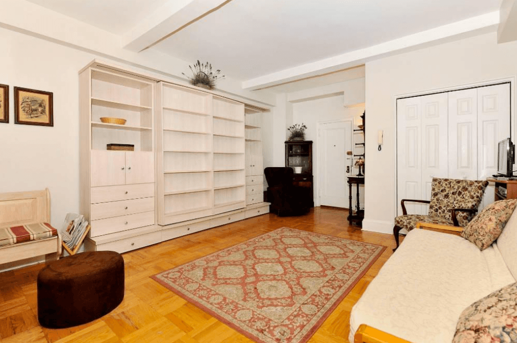 A Central Park West address at a reasonable price — if you're willing to sleep on a Murphy bed