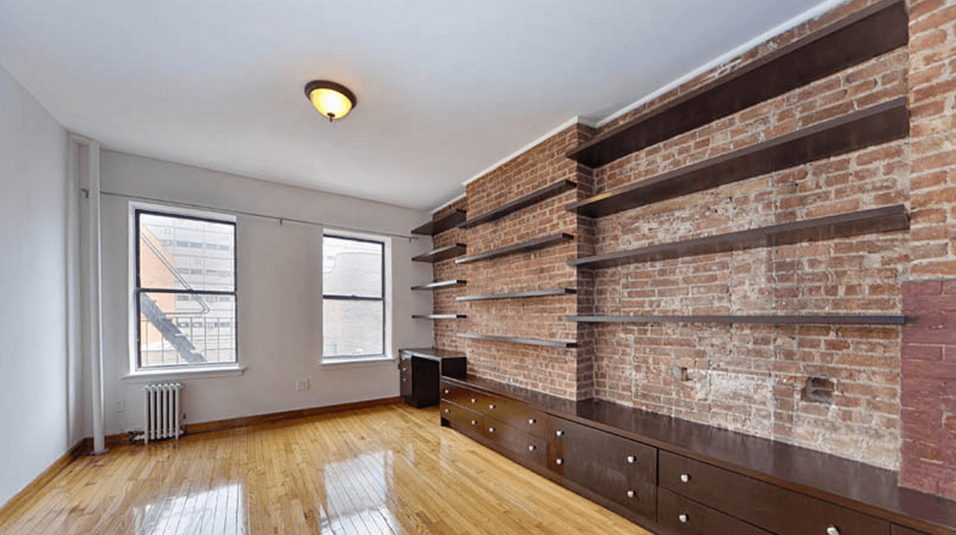A storage-filled Hell's Kitchen one-bedroom for $2,250 a month? The caveat: lots of stairs