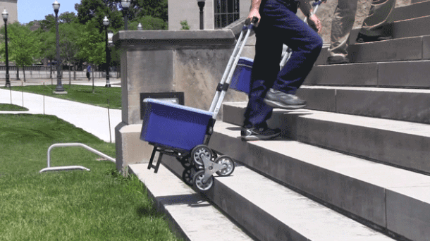 The granny cart, circa 2014 : A new addition to your NYC shopping arsenal