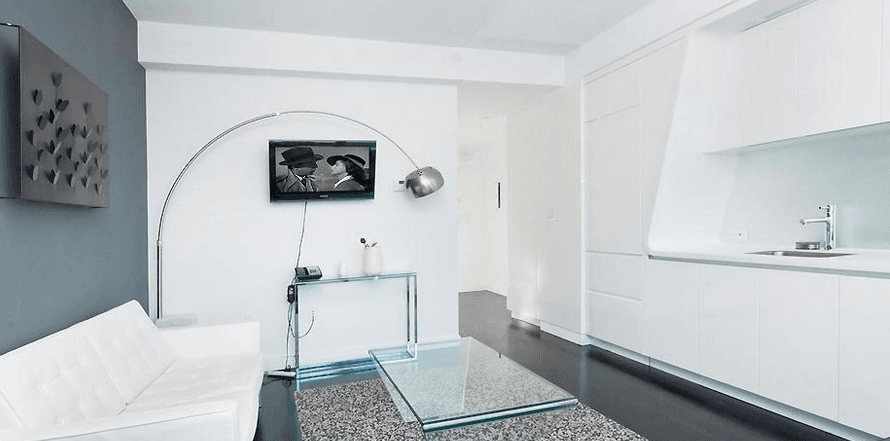 When apartment listings—their TVs, actually—go to the movies