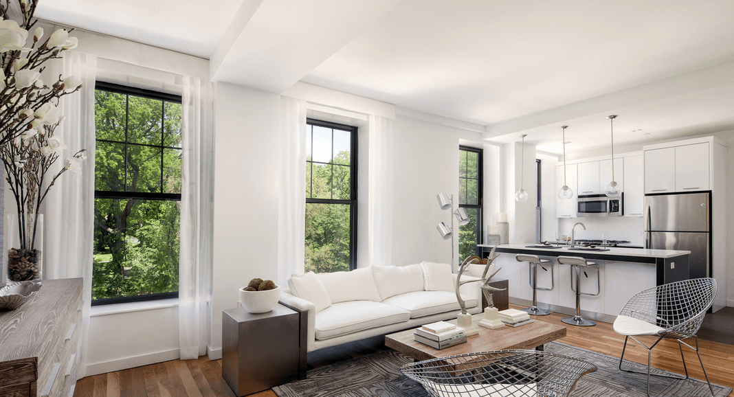 Brrrr baby it’s cold outside: Skip the broker's fee and warm up in a brand new luxury rental on Prospect Park