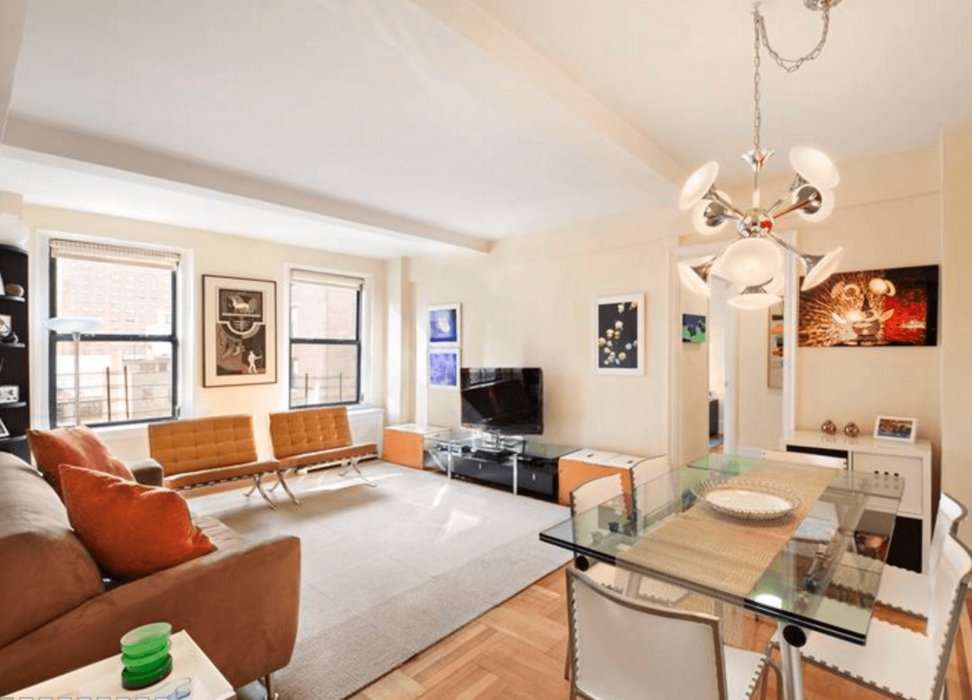 A two-bedroom on the Upper West Side asking below the median