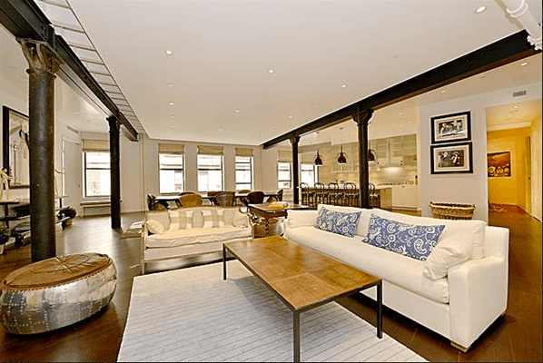 A SoHo co-op has plenty of chic and interesting angles