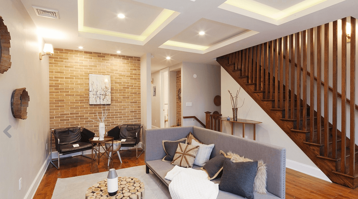 A townhouse-style condo on one of Brooklyn's main drags