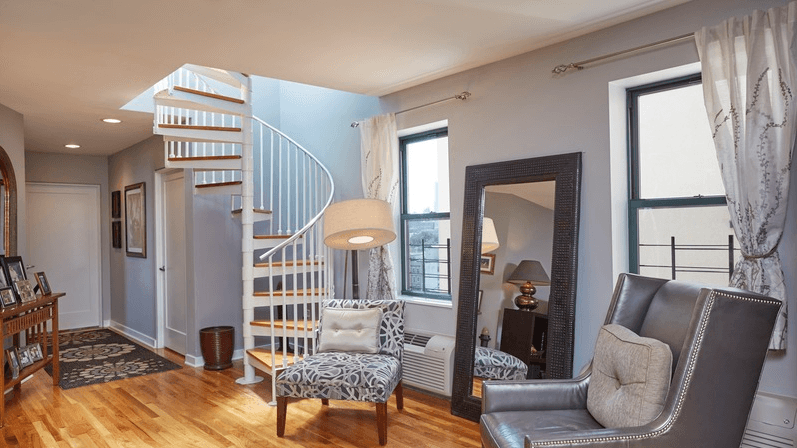 This South Harlem penthouse comes with a 600-square foot perch over two parks