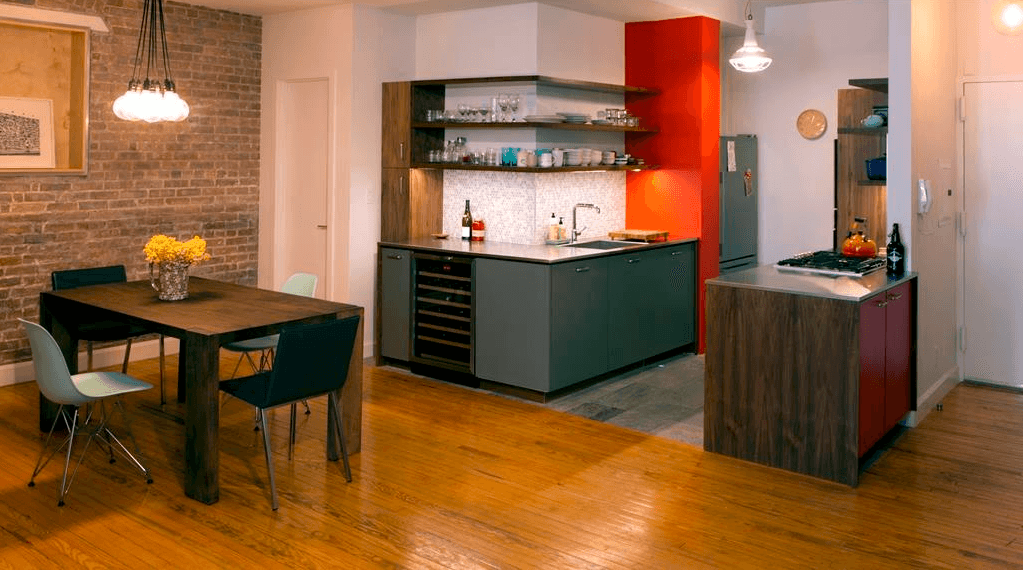 Classic West Village details abound in this carriage house rental