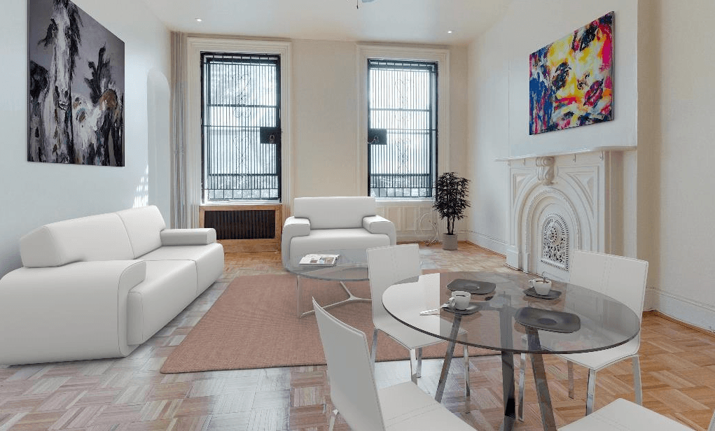 Despite its downsides, is this $3,000 Fort Greene two-bedroom with historical details worth snapping up ASAP?