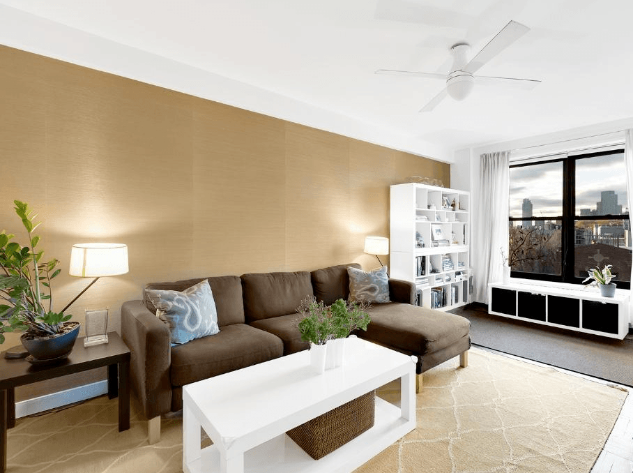 A junior-four in Clinton Hill that feels like a two-bedroom