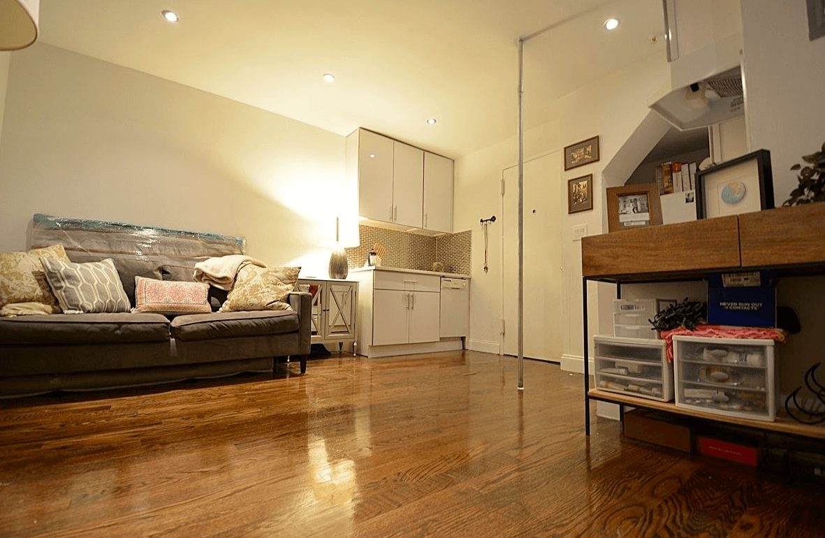 Is a large outdoor space enough to get you excited about this small Upper West Side two-bedroom?