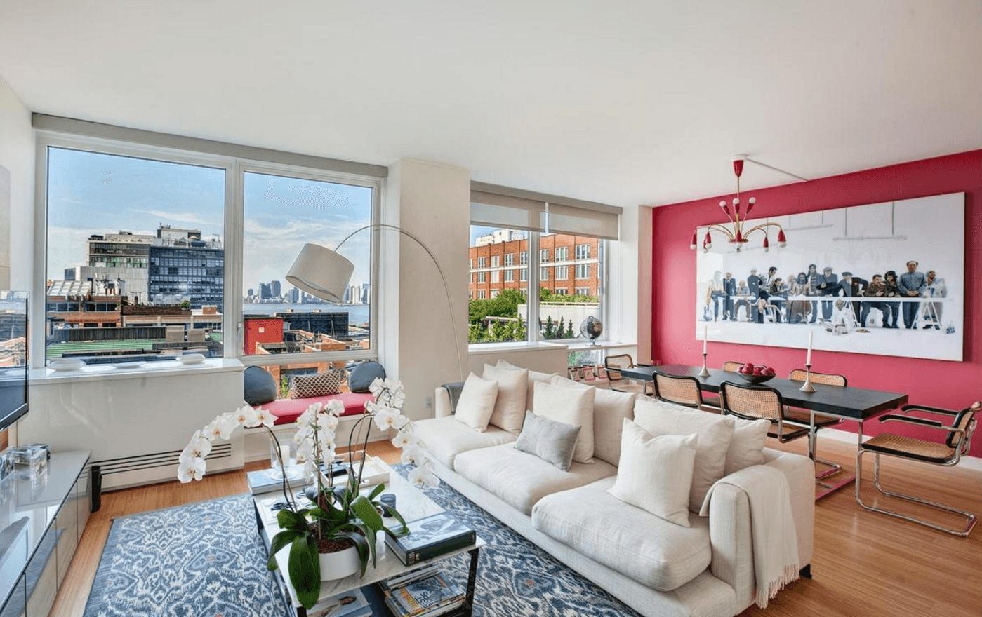 The High Line's right next door from this two-bedroom Chelsea condo